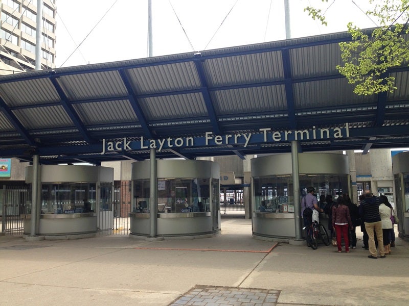 The Jack Layton Ferry Terminal as it looks today.