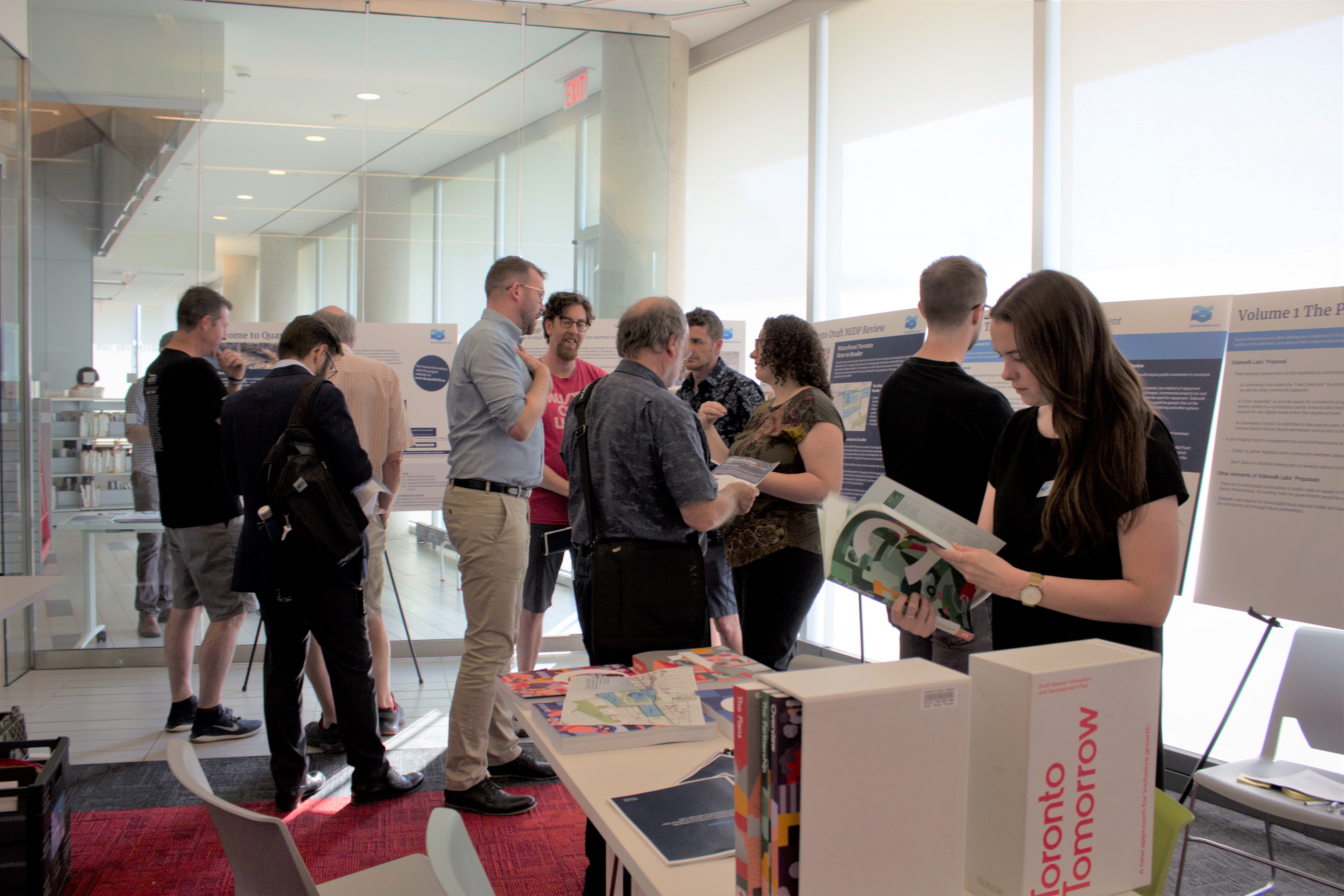 Waterfront Toronto hosted seven information sessions at Toronto Public Libraries across the city.