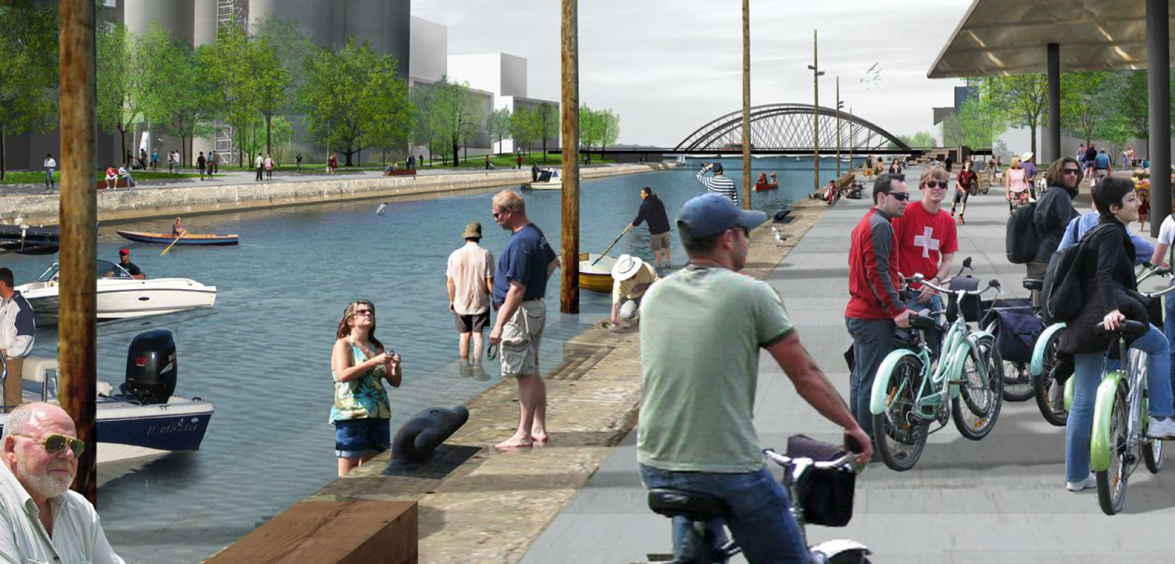 rendering of future Keating Channel pavilion