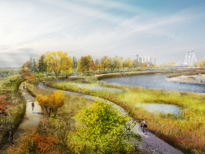 opening day render of Don Valley Trail