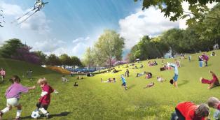Rendering of Harbour Square Park 